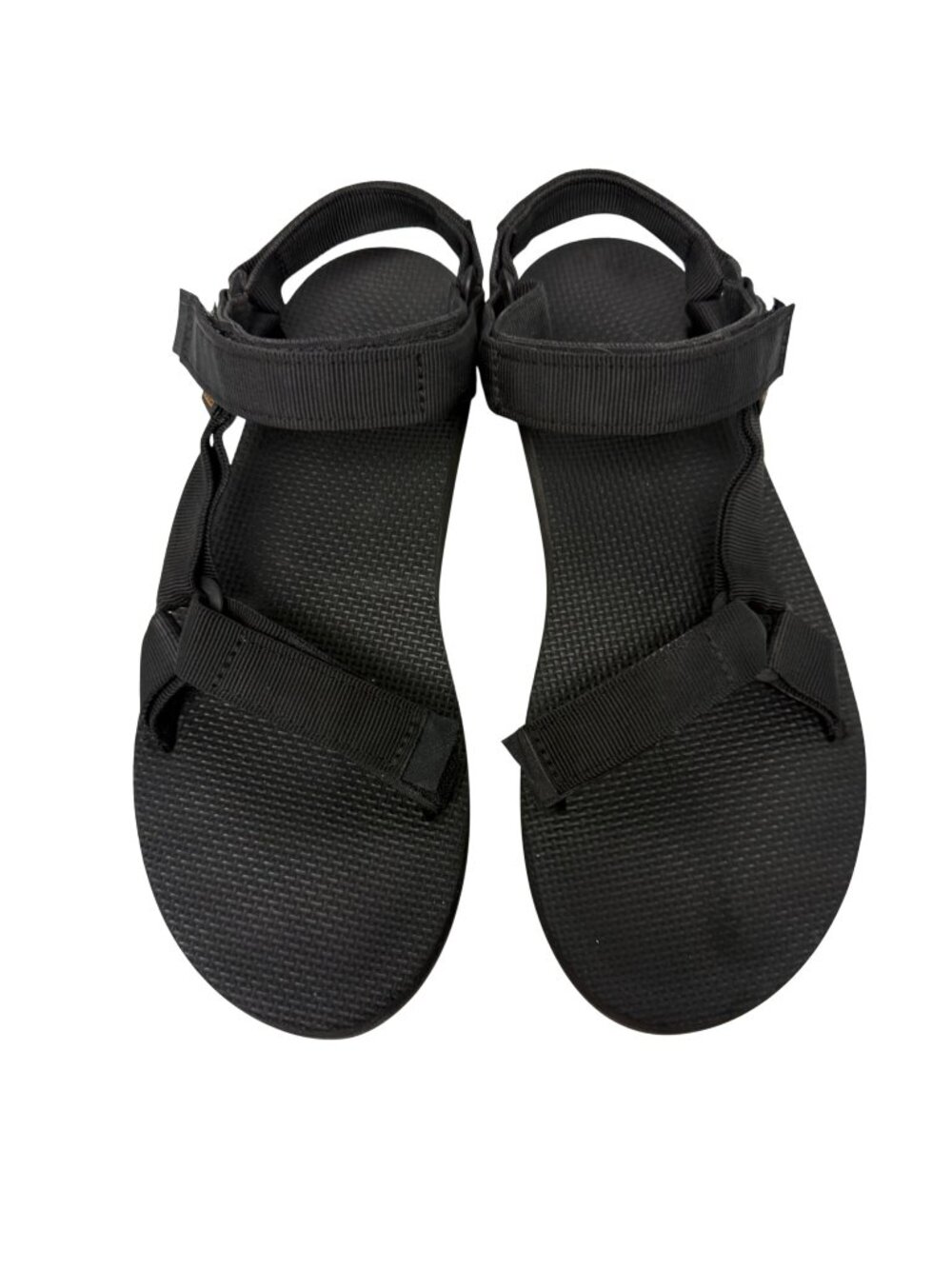 SIZE 10 Womens TEVA Universal Black Classic Sandals
